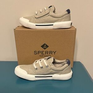 Sperry Kids' Tan Canvas Sneakers